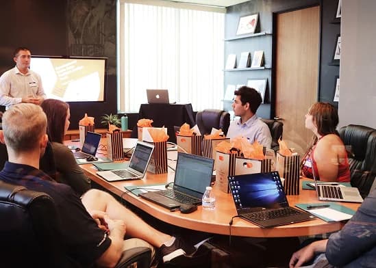 Our Mission - Team meeting